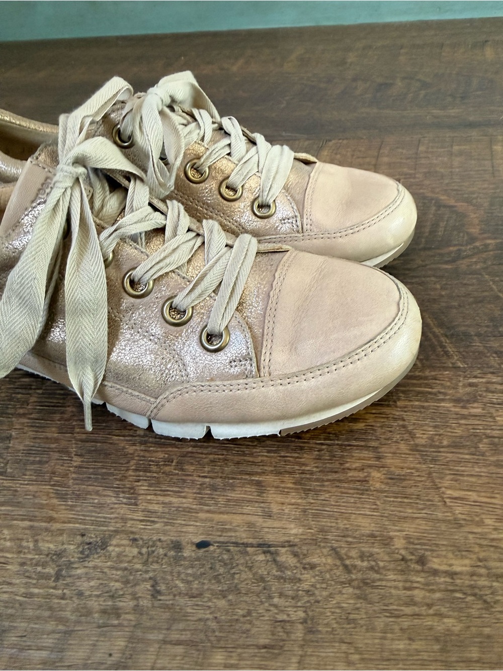 Paul Green “Posh” Rose Gold Sneakers US 7.5 - Picture 3 of 11